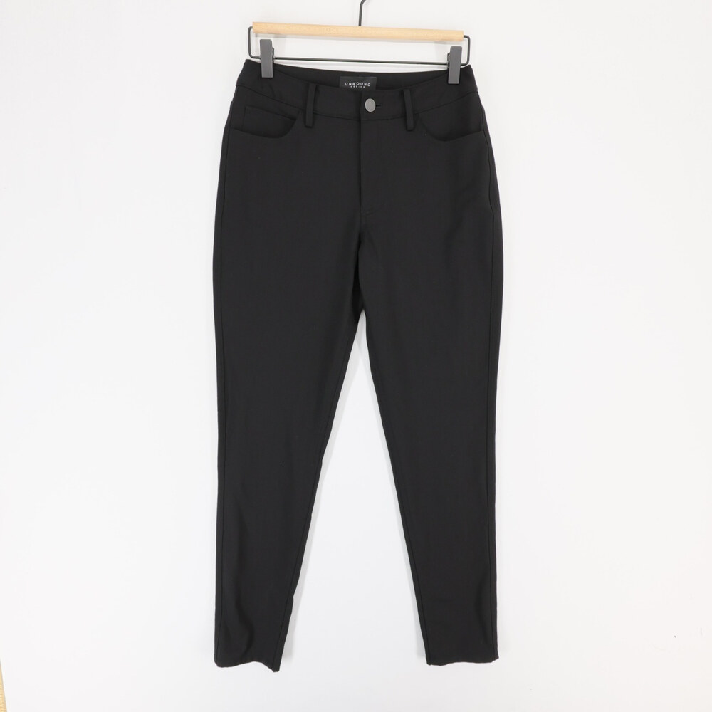 Unbound Merino Slim Travel Pants Pants Womens 26x30 Black Wool Stretch 5 pocket